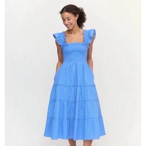Hill House Ellie Nap Dress in Hydrangea Blue